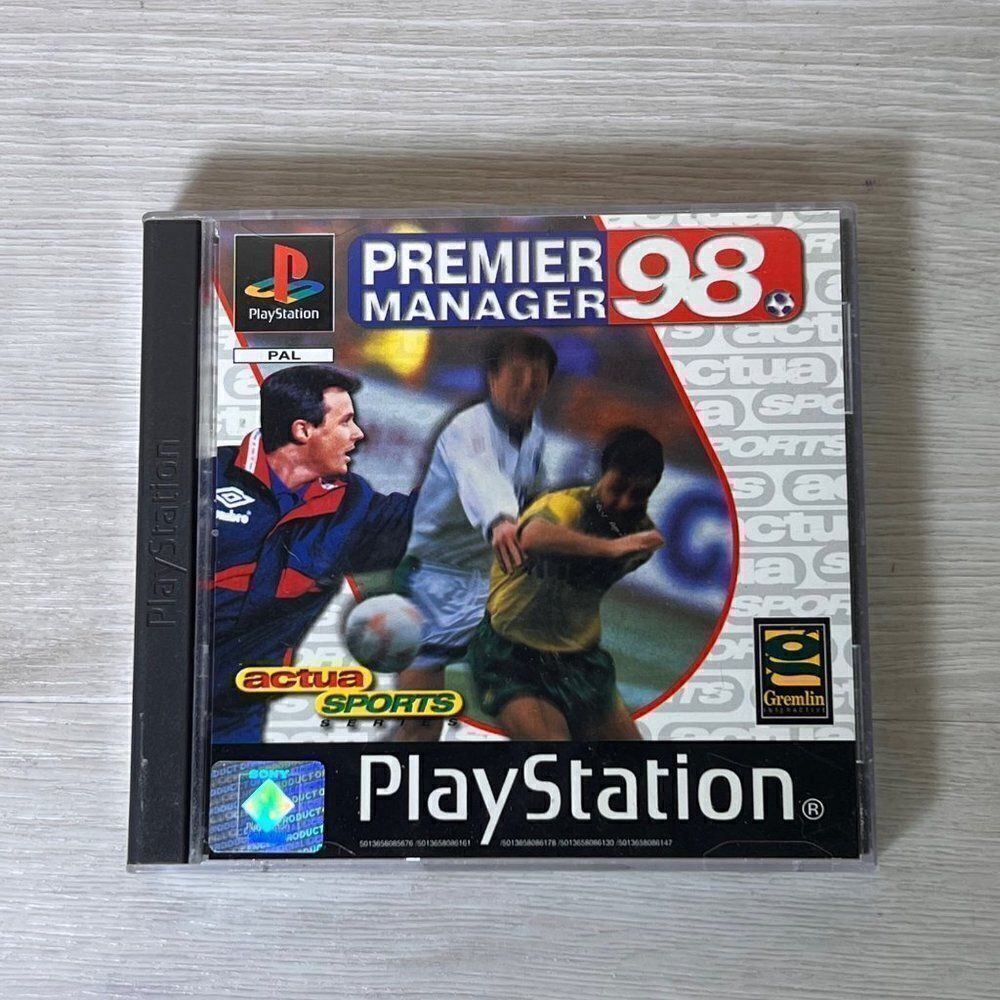 Premier Manager‎ 98 for Playstation 1 PAL Version Complete